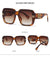 Fashion Gradient Color Pc Square Full Frame Women's Sunglasses