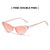 Fashion Gradient Color Solid Color Pc Cat Eye Full Frame Women's Sunglasses