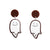 Fashion Halloween Pattern Acrylic No Inlaid Earrings