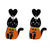 Fashion Halloween Pattern Acrylic No Inlaid Earrings