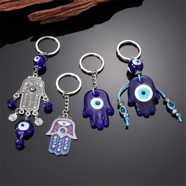 Fashion Hand Eye Alloy Resin Keychain 1 Piece