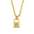 Fashion Heart 18k Gold Plated Necklace In Bulk