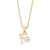 Fashion Heart Copper 18k Gold Plated Necklace In Bulk