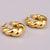 Fashion Heart Plating Titanium Steel No Inlaid Earrings