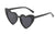 Fashion Heart Shape Ac Special-shaped Mirror Full Frame Kids Sunglasses