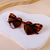 Fashion Heart Shape Ac Special-shaped Mirror Full Frame Kids Sunglasses