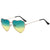 Fashion Heart Shape Ac Special-shaped Mirror Full Frame Women's Sunglasses