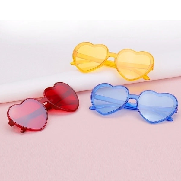 Fashion Heart Shape Ac Special-shaped Mirror Full Frame Women's Sunglasses