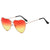 Fashion Heart Shape Ac Special-shaped Mirror Full Frame Women's Sunglasses