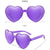 Fashion Heart Shape Ac Special-shaped Mirror Full Frame Women's Sunglasses