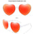 Fashion Heart Shape Ac Special-shaped Mirror Full Frame Women's Sunglasses