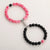 Fashion Heart Shape Agate Beaded Bracelets 1 Set