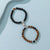 Fashion Heart Shape Agate Beaded Bracelets 1 Set