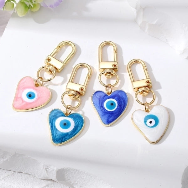 Fashion Heart Shape Alloy Bag Pendant Keychain 1 Piece