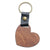 Fashion Heart Shape Alloy Wood Plating Keychain 1 Piece