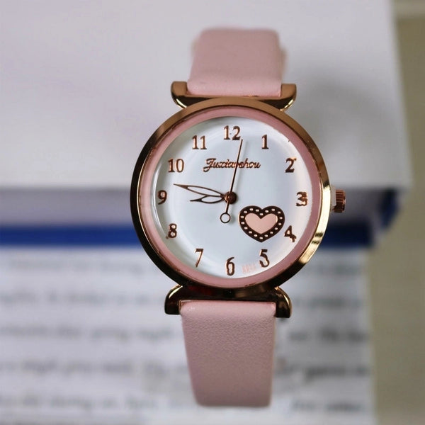 Fashion Heart Shape Buckle Quartz Women's Watches