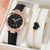 Fashion Heart Shape Butterfly Buckle Quartz Women's Watches