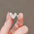 Fashion Heart Shape Butterfly Copper Plating Zircon Open Ring