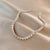 Fashion Heart Shape Copper Beaded Zircon Bracelets 1 Piece