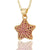 Fashion Heart Shape Copper Inlay Zircon Necklace