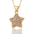 Fashion Heart Shape Copper Inlay Zircon Necklace