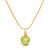 Fashion Heart Shape Copper Necklace Inlay Artificial Diamond Copper Necklaces