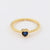 Fashion Heart Shape Copper Open Ring Plating Zircon Copper Rings