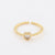 Fashion Heart Shape Copper Open Ring Plating Zircon Copper Rings