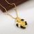 Fashion Heart Shape Copper Plating 18k Gold Plated Pendant Necklace