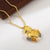 Fashion Heart Shape Copper Plating 18k Gold Plated Pendant Necklace