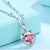 Fashion Heart Shape Copper Plating Zircon White Gold Plated Jewelry Accessories