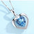 Fashion Heart Shape Copper Plating Zircon White Gold Plated Jewelry Accessories