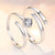 Fashion Heart Shape Crown Copper Plating Rhinestones Rings