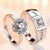 Fashion Heart Shape Crown Copper Plating Rhinestones Rings