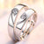 Fashion Heart Shape Crown Copper Plating Rhinestones Rings