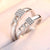 Fashion Heart Shape Crown Copper Plating Rhinestones Rings