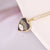 Fashion Heart Shape Eye Stainless Steel Titanium Steel Enamel Plating Pendant Necklace 1 Piece