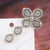 Fashion Heart Shape Flower Bow Knot Imitation Pearl Alloy Rhinestone Hair Clip 1 Piece