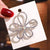 Fashion Heart Shape Flower Bow Knot Imitation Pearl Alloy Rhinestone Hair Clip 1 Piece