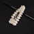 Fashion Heart Shape Flower Bow Knot Imitation Pearl Hair Clip 1 Piece