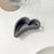 Fashion Heart Shape Plastic Resin Hollow Out Hair Claws 1 Piece