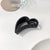 Fashion Heart Shape Plastic Resin Hollow Out Hair Claws 1 Piece