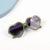 Fashion Heart Shape Resin Special-shaped Mirror Full Frame Kids Sunglasses