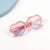 Fashion Heart Shape Resin Special-shaped Mirror Full Frame Kids Sunglasses