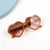 Fashion Heart Shape Resin Special-shaped Mirror Full Frame Kids Sunglasses