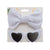 Fashion Heart Shape Solid Color Kids Sunglasses