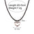 Fashion Heart Shape Stainless Steel Plating Pendant Necklace