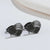 Fashion Heart Shape Titanium Steel Ear Studs Plating No Inlaid Stainless Steel Earrings