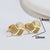 Fashion Heart Shape Titanium Steel Ear Studs Plating No Inlaid Stainless Steel Earrings