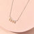 Fashion Heart Shape Titanium Steel Inlaid Gold Pendant Necklace